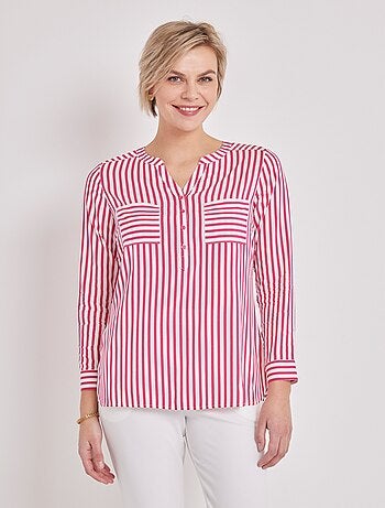 Tunique liquette longue rayée - Afibel