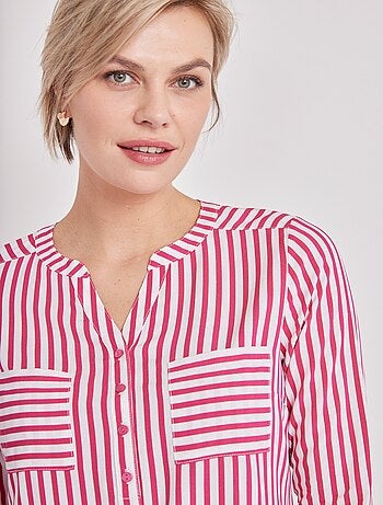 Tunique liquette longue rayée - Afibel