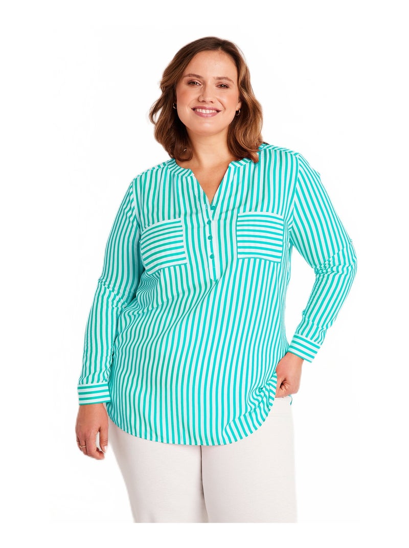 Tunique Longue Corail Taille 46 - Neuve Sans étiquettes, Style Fluide Et Féminin