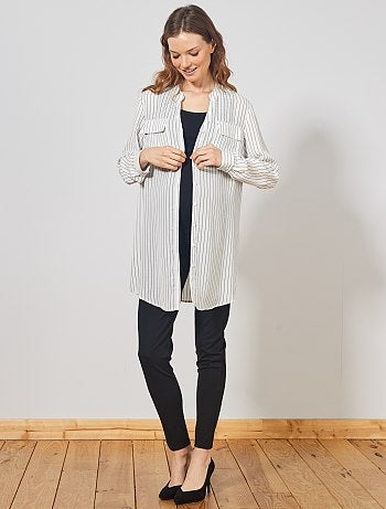 Tunique longue de grossesse - Kiabi