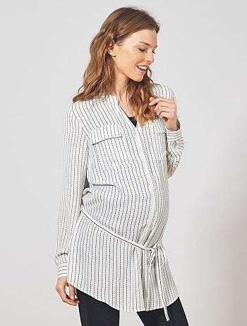 Tunique longue de grossesse - Kiabi