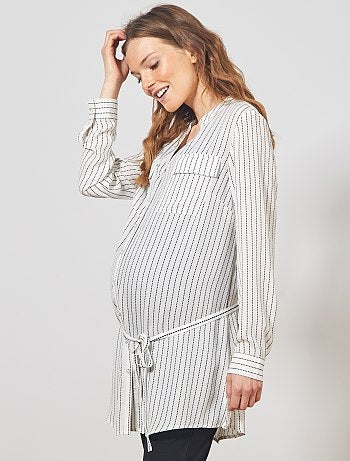 Tunique longue de grossesse - Kiabi