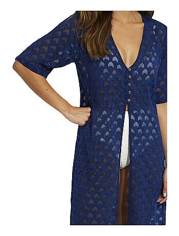 Tunique longue de plage manches courtes Sicilia