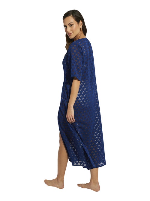 Tunique longue de plage manches courtes Sicilia - Kiabi