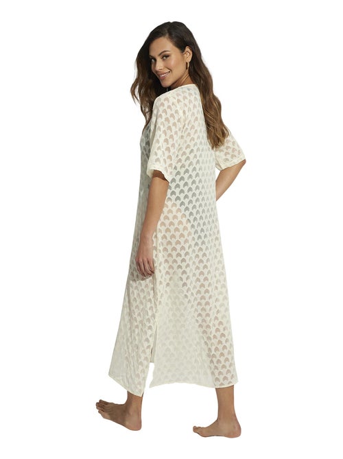 Tunique longue de plage manches courtes Sicilia - Kiabi