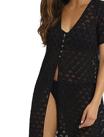 Tunique longue de plage manches courtes Sicilia