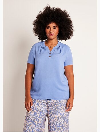 Tunique longue évasée fleurie ou unie - Afibel