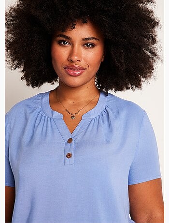 Tunique longue évasée fleurie ou unie - Afibel