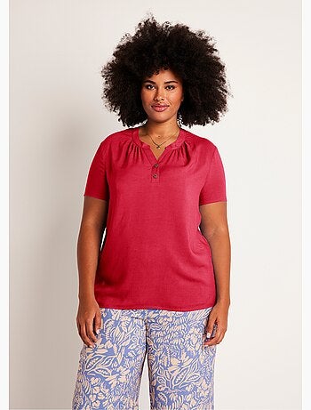 Tunique longue évasée fleurie ou unie - Afibel