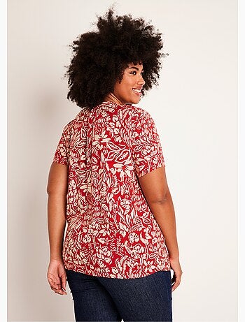 Tunique longue évasée fleurie ou unie - Afibel