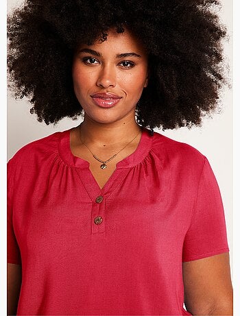 Tunique longue évasée fleurie ou unie - Afibel