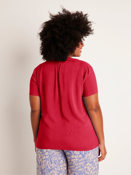 Tunique longue évasée fleurie ou unie - Kiabi