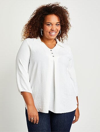 Tunique longue évasée unie - Afibel