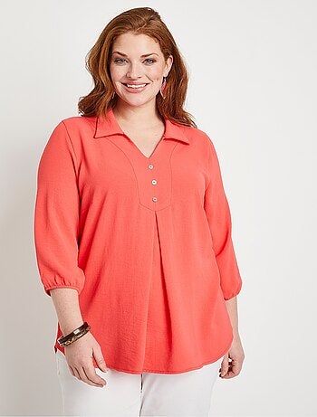 Tunique longue évasée unie - Afibel