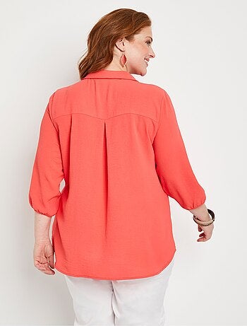 Tunique longue évasée unie