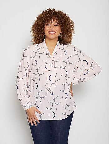 Tunique longue fluide imprimée - Afibel