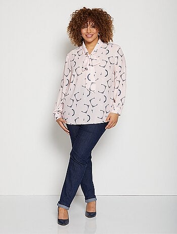 Tunique longue fluide imprimée - Afibel