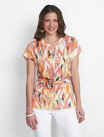 Tunique longue manches kimono - Afibel