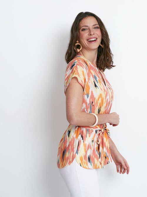 Tunique longue manches kimono - Afibel - Kiabi