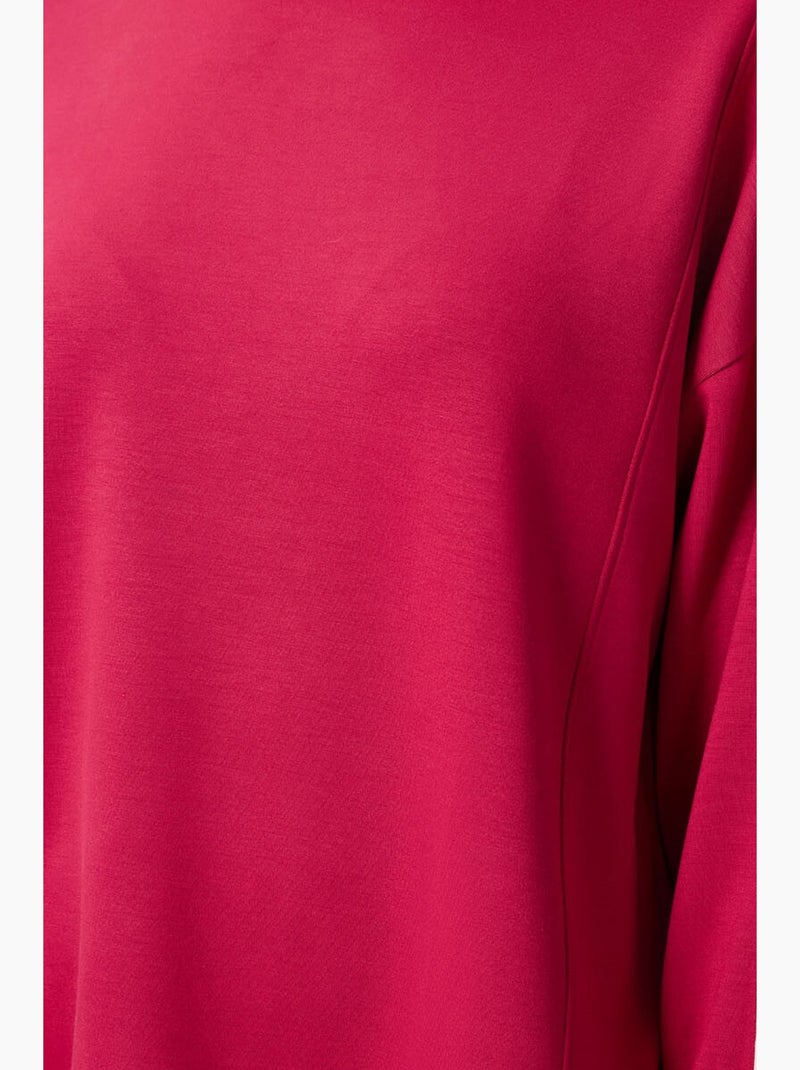 Tunique longue oversize à rayures tommy Magenta - Kiabi