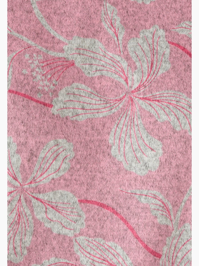 Tunique maille chaude imprimée - Damart Rose - Kiabi
