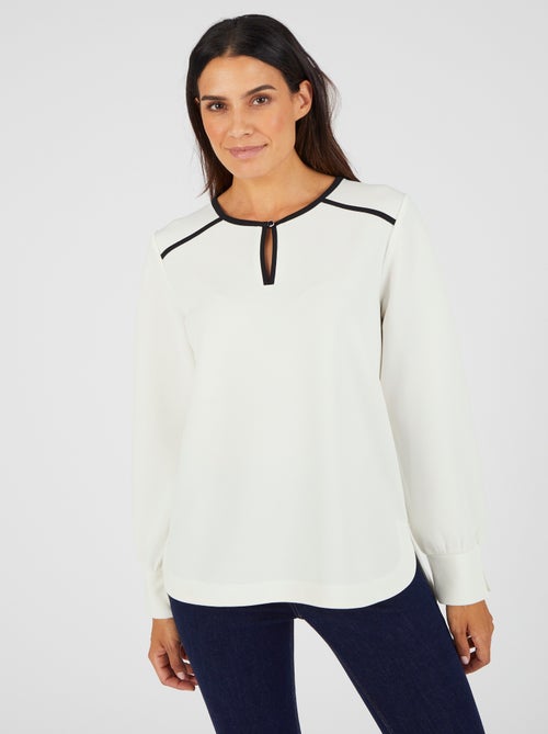 Tunique maille crêpe stretch - Damart - Kiabi