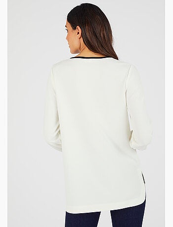 Tunique maille crêpe stretch - Damart