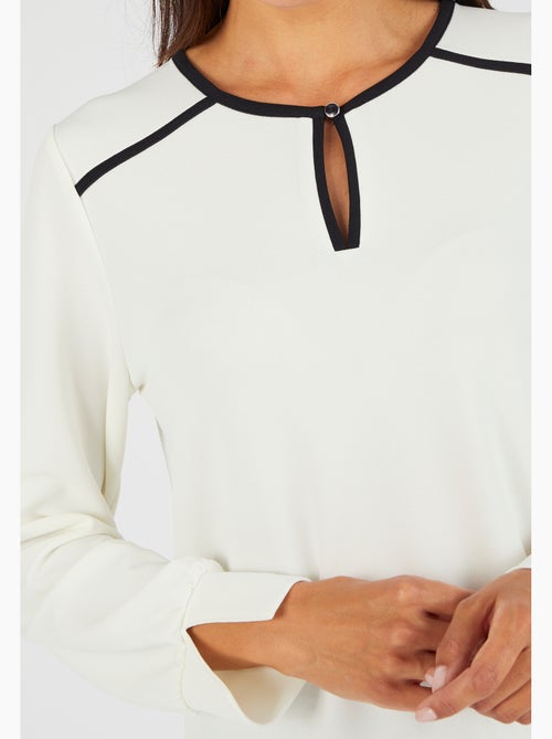 Tunique maille crêpe stretch - Damart - Kiabi