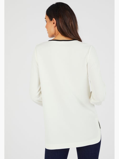 Tunique maille crêpe stretch - Damart - Kiabi