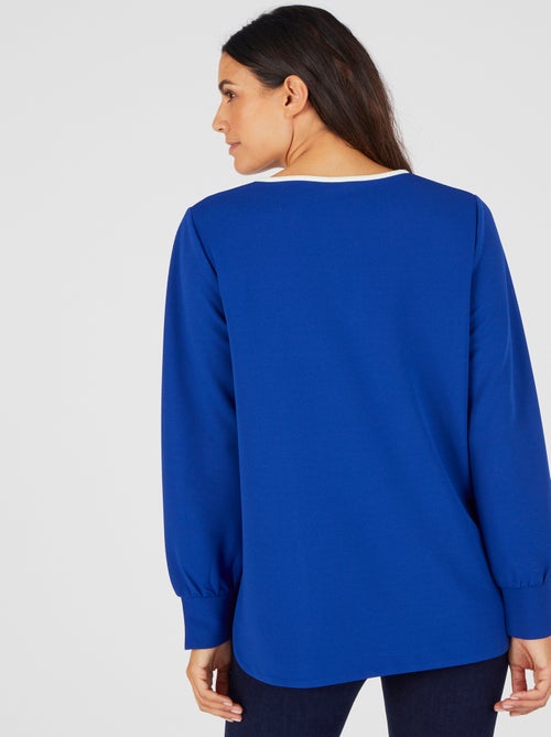 Tunique maille crêpe stretch - Damart - Kiabi