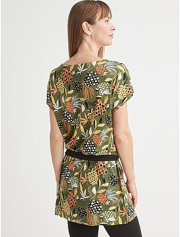 Tunique maille extensible