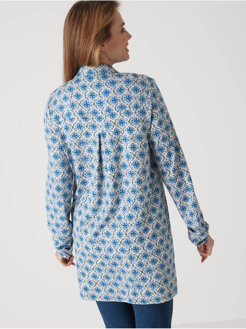 Tunique maille fluide - DAXON Bleu Bleu marine - Kiabi