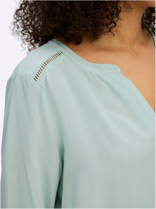 Tunique Manches 3/4 Mode - Taille Standard - Sheego - Kiabi Tunique Manches 3/4 Mode - Taille Standard - Sheego - Kiabi