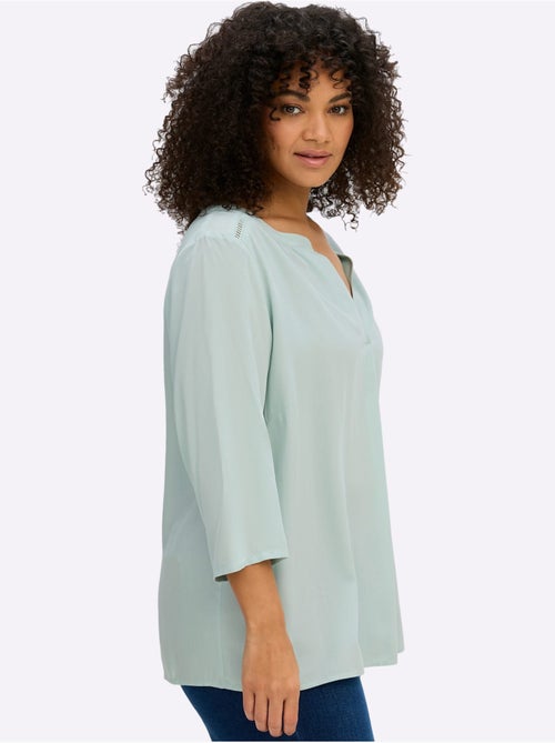 Tunique Manches 3/4 Mode - Taille Standard - Sheego - Kiabi Tunique Manches 3/4 Mode - Taille Standard - Sheego - Kiabi