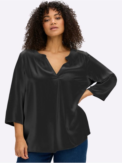 Tunique Manches 3/4 Mode - Taille Standard - Sheego - Kiabi Tunique Manches 3/4 Mode - Taille Standard - Sheego - Kiabi
