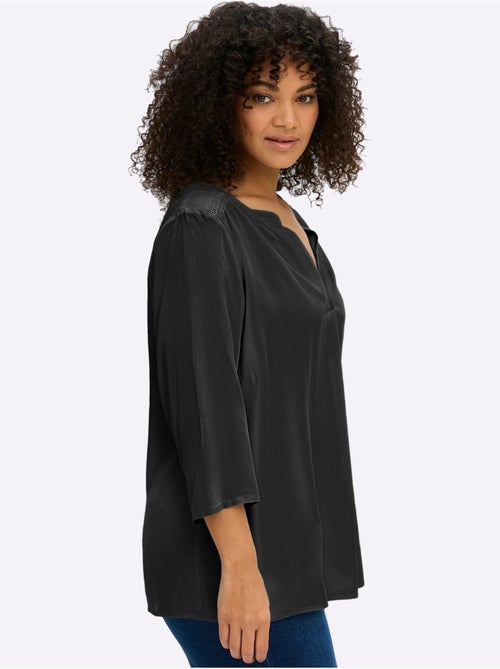 Tunique Manches 3/4 Mode - Taille Standard - Sheego - Kiabi Tunique Manches 3/4 Mode - Taille Standard - Sheego - Kiabi