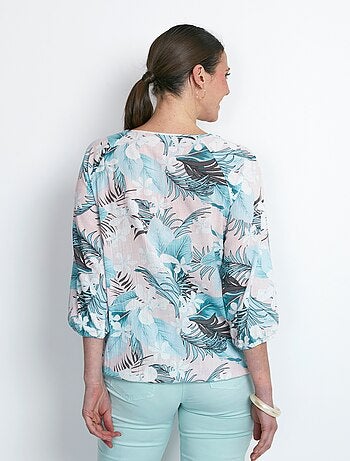 Tunique manches 3/4 voile