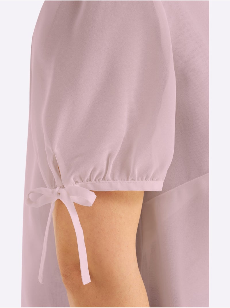 Tunique Manches Ballons Légères Avec épaulettes Discrètes - Taille Standard - Sheego Rose - Kiabi
