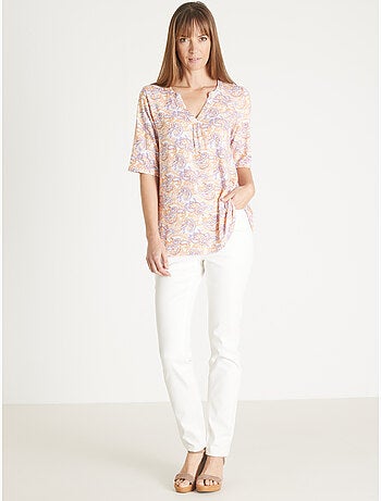 Tunique manches courtes en maille - DAXON