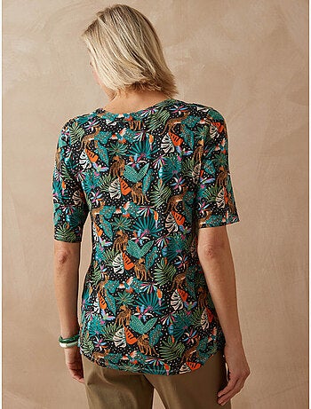 Tunique manches courtes en maille - DAXON