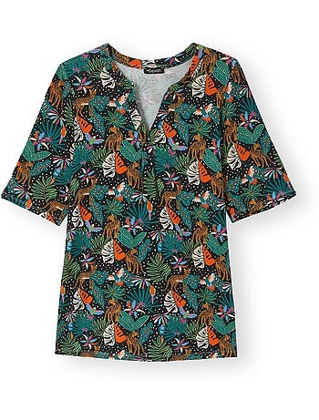 Tunique manches courtes en maille - DAXON