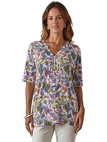 Tunique manches courtes en maille - DAXON