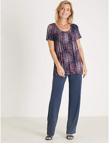 Tunique manches courtes en maille - DAXON