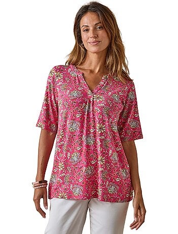 Tunique manches courtes en maille - DAXON