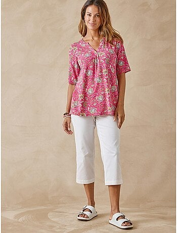 Tunique manches courtes en maille - DAXON