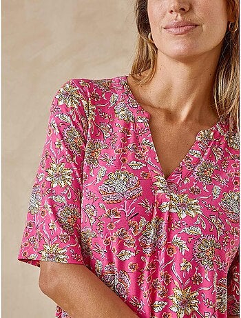 Tunique manches courtes en maille - DAXON