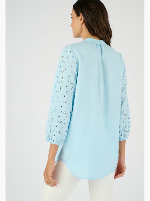 Tunique manches en broderie anglaise - Damart - Kiabi