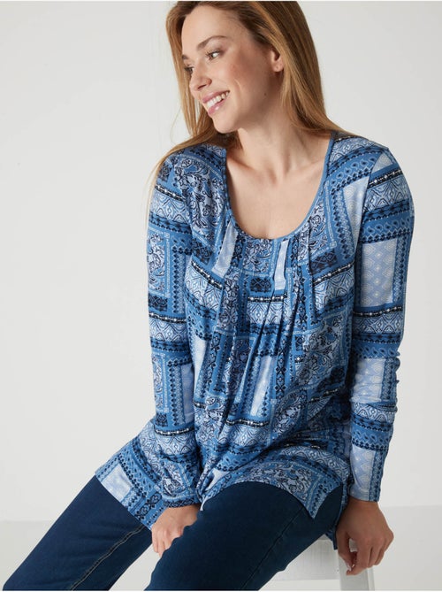Tunique manches longues extensible - DAXON - Kiabi Tunique manches longues extensible - DAXON - Kiabi
