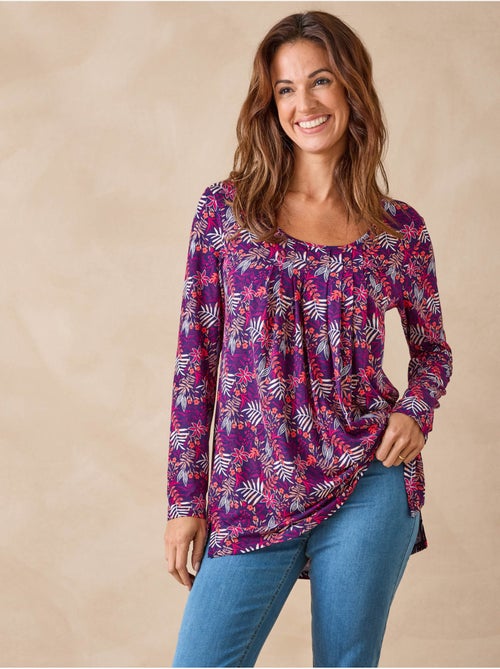 Tunique manches longues extensible - DAXON - Kiabi Tunique manches longues extensible - DAXON - Kiabi