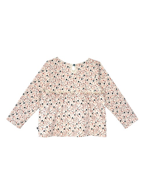 TUNIQUE MEREDITH INTERLOCK MANCHES LONGUES ENFANT - Kiabi